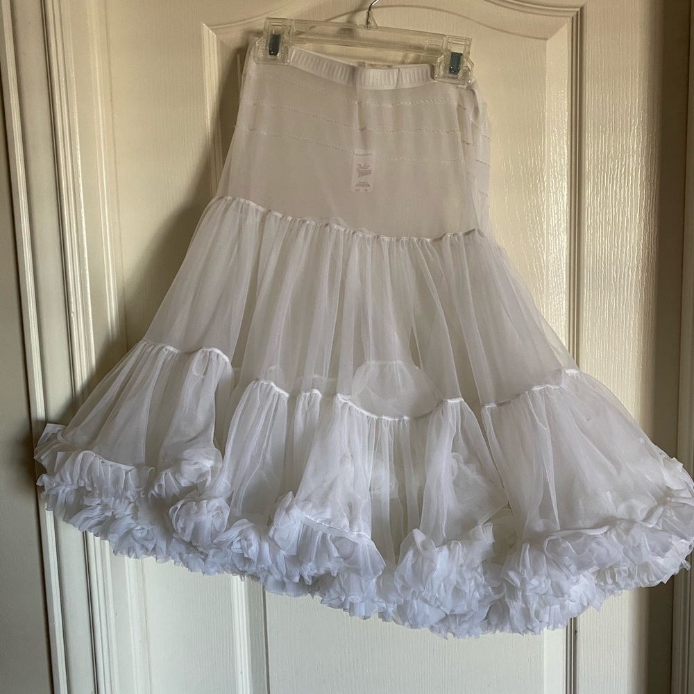 White tutu skirt size medium